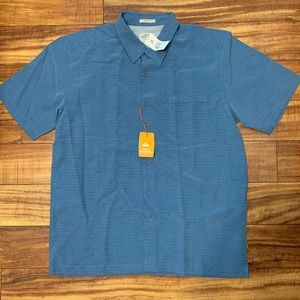 Large Quiksilver Waterman Collection Button-Up